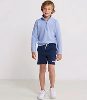 Vineyard Vines Big Boys Saltwater 1/4 Zip Pullover
