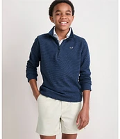 Vineyard Vines Big Boys Saltwater 1/4 Zip Pullover