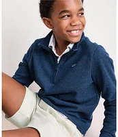 Vineyard Vines Big Boys Saltwater 1/4 Zip Pullover