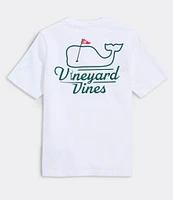 Vineyard Vines Big Boys Short Sleeve Golf Flag Graphic T-Shirt