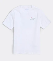Vineyard Vines Big Boys Short Sleeve Golf Flag Graphic T-Shirt