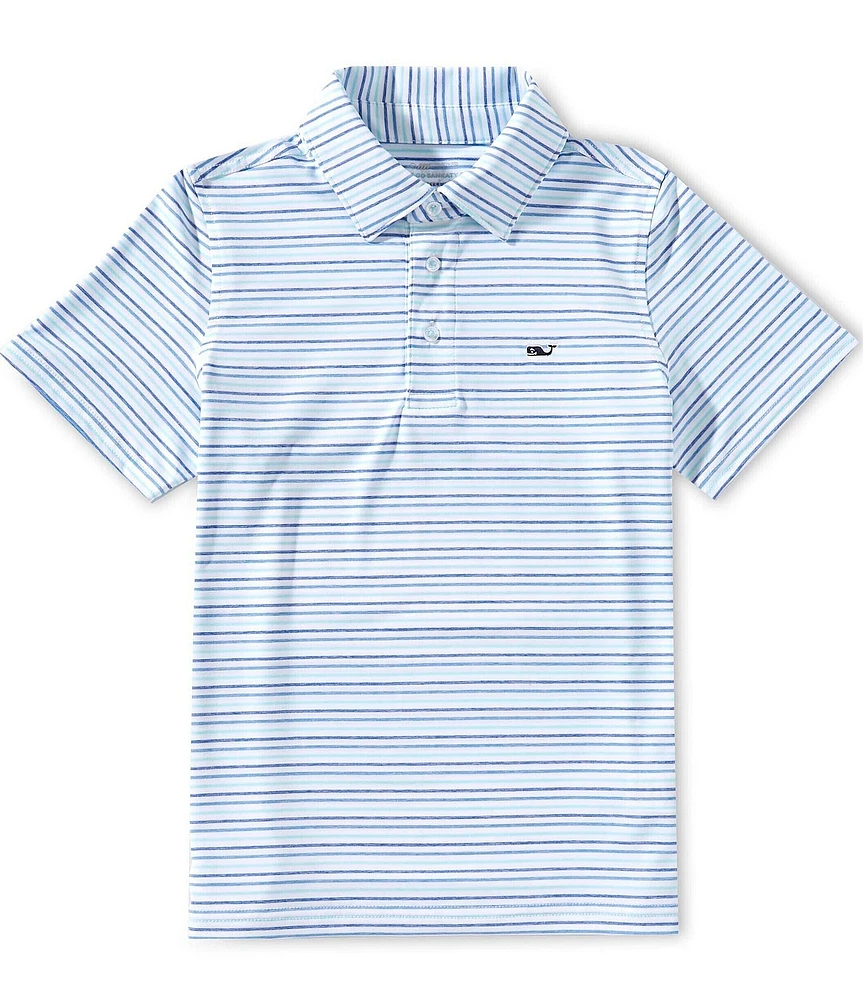 Vineyard Vines Big Boys Sankaty Stripe Polo