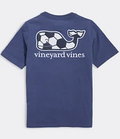 Vineyard Vines Big Boys Soccerball Whale T-Shirt