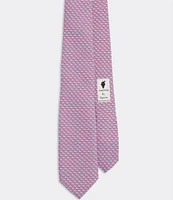 Vineyard Vines Boys Whale Print Silk Tie