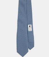 Vineyard Vines Boys Whale Print Silk Tie