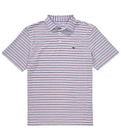 Vineyard Vines Bradley Stripe Sankaty Short Sleeve Polo Shirt