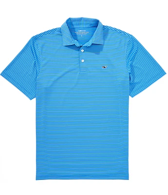 Vineyard Vines Bradley Stripe Sankaty Short Sleeve Polo Shirt