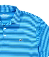 Vineyard Vines Bradley Stripe Sankaty Short Sleeve Polo Shirt