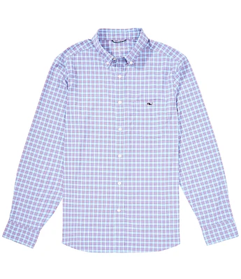Vineyard Vines Cobia Check Featherweight Performance Stretch Long Sleeve Woven Shirt