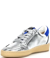 Vintage Havana Denisse Metallic Leather Collegiate Sneakers