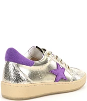 Vintage Havana Denisse Metallic Leather Collegiate Sneakers