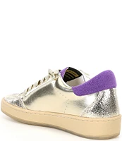 Vintage Havana Denisse Metallic Leather Collegiate Sneakers