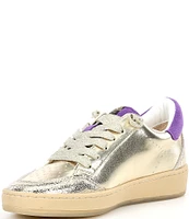 Vintage Havana Denisse Metallic Leather Collegiate Sneakers