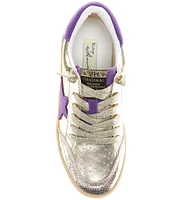 Vintage Havana Denisse Metallic Leather Collegiate Sneakers