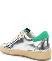 Vintage Havana Denisse Metallic Leather Collegiate Sneakers