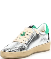 Vintage Havana Denisse Metallic Leather Collegiate Sneakers