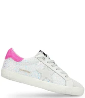 Vintage Havana Flair Iridescent Glitter Sneakers