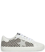 Vintage Havana Flair Woven Checkered Sneakers