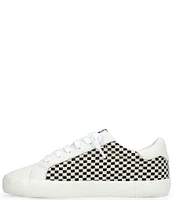 Vintage Havana Flair Woven Checkered Sneakers