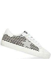 Vintage Havana Flair Woven Checkered Sneakers