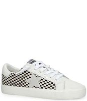 Vintage Havana Flair Woven Checkered Sneakers