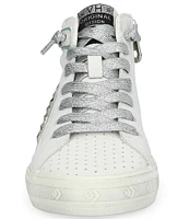 Vintage Havana Gadol High Top Shimmer Lace Sneakers