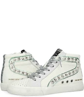 Vintage Havana Gadol High Top Shimmer Lace Sneakers