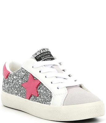 Vintage Havana Girls' Valery Glitter Star Sneakers (Youth)