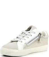 Vintage Havana Girls' Valery Textured Leather Star Sneakers (Youth)