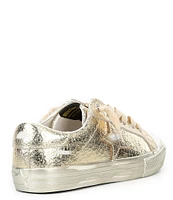 Vintage Havana Shine Metallic Foil Sneakers