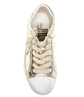 Vintage Havana Shine Metallic Foil Sneakers