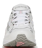 Vionic 23Walk Leather Lace-Up Sneakers