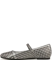 Vionic Alameda Suede Houndstooth Mary Jane Flats