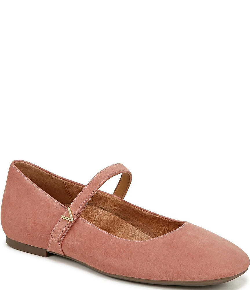 Vionic Alameda Suede Mary Jane Flats