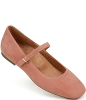 Vionic Alameda Suede Mary Jane Flats