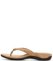 Vionic Bella II Cork Bow Detail Flip Flops