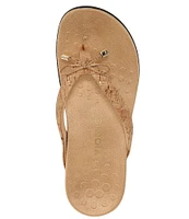 Vionic Bella II Cork Bow Detail Flip Flops