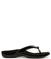 Vionic Bella Patent Bow Detail Thong Slip-On Sandals