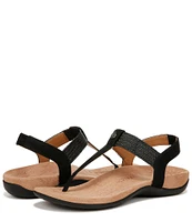 Vionic Brea Leather Thong Sandals