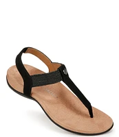 Vionic Brea Leather Thong Sandals