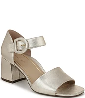 Vionic Chardonnay Metallic Leather Dress Sandals