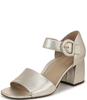 Vionic Chardonnay Metallic Leather Dress Sandals