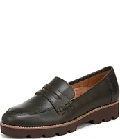 Vionic Cheryl II Leather Lug Sole Penny Loafers