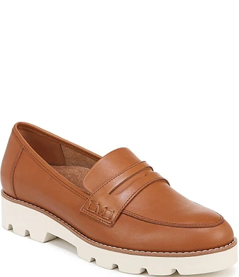 Vionic Cheryl II Leather Lug Sole Penny Loafers