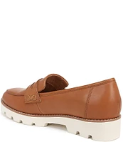 Vionic Cheryl II Leather Lug Sole Penny Loafers