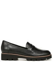 Vionic Cheryl II Leather Lug Sole Penny Loafers