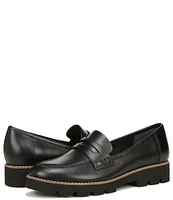 Vionic Cheryl II Leather Lug Sole Penny Loafers