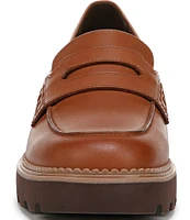 Vionic Fillmore Leather Lug Sole Penny Loafers