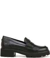 Vionic Fillmore Leather Lug Sole Penny Loafers