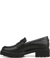 Vionic Fillmore Leather Lug Sole Penny Loafers